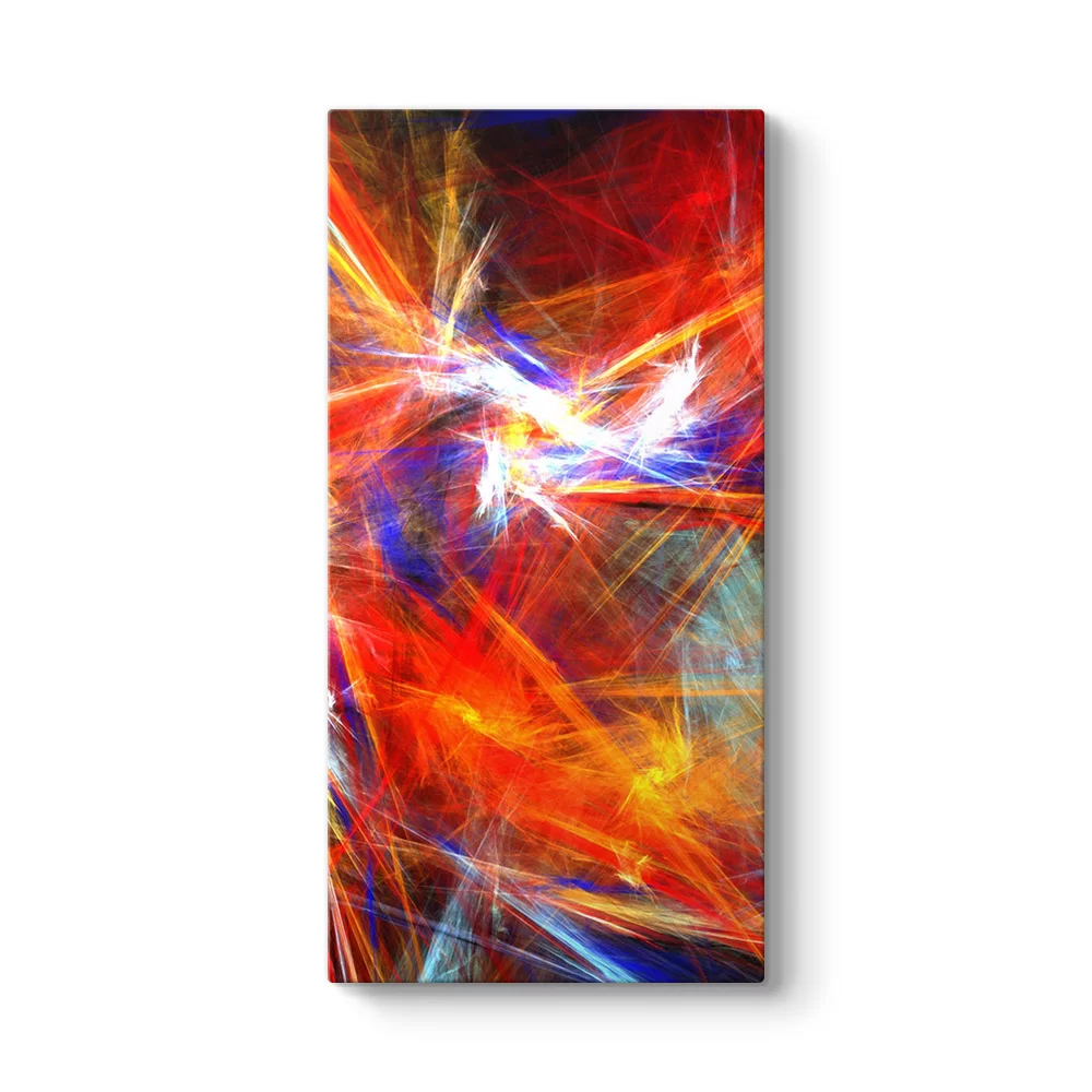 Neon Çizgiler Tablosu - Model 7